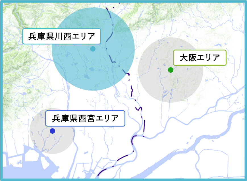 協和会リハビリテーションマップ兵庫県川西エリア