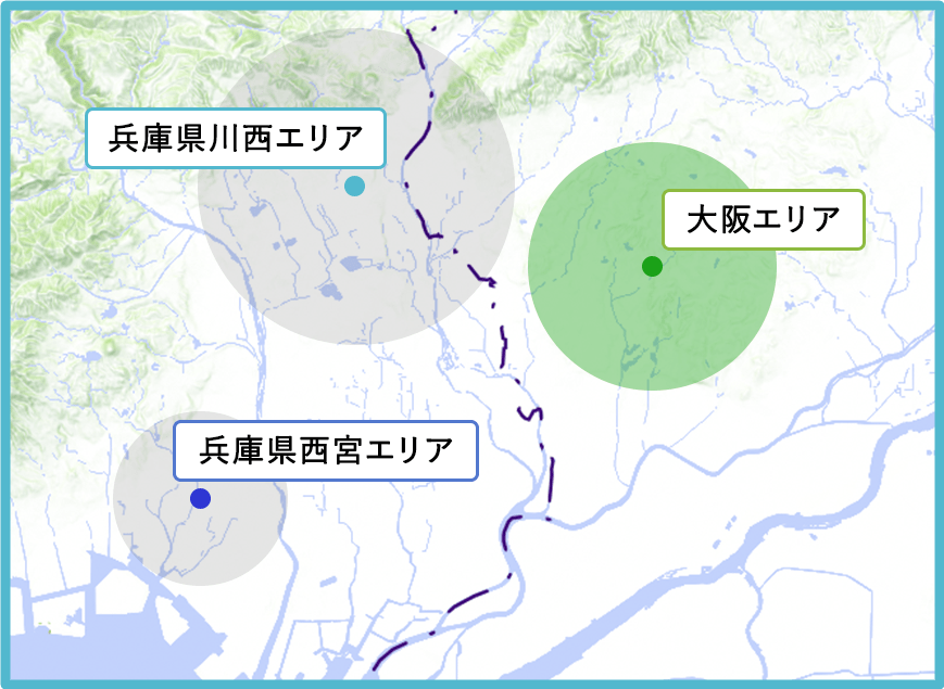 協和会リハビリテーションマップ大阪エリア